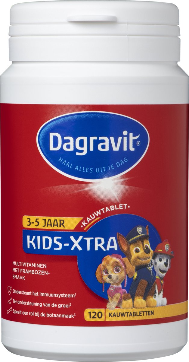 Dagravit Kids-Xtra 3-5 Jaar Kauwtabletten