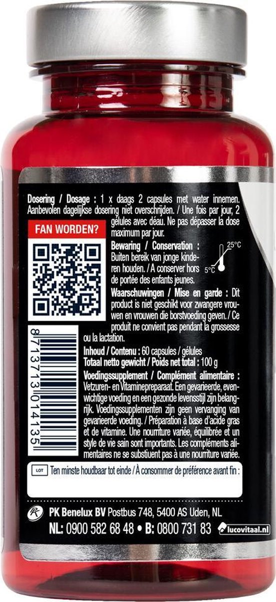 Lucovitaal Super Visolie Omega 3-6 Capsules