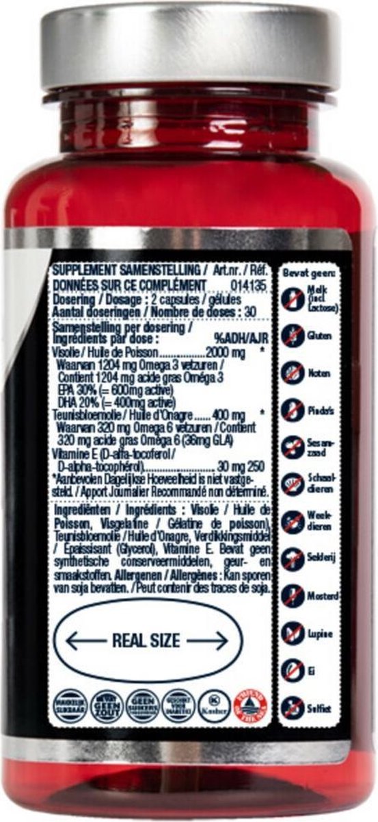 Lucovitaal Super Visolie Omega 3-6 Capsules