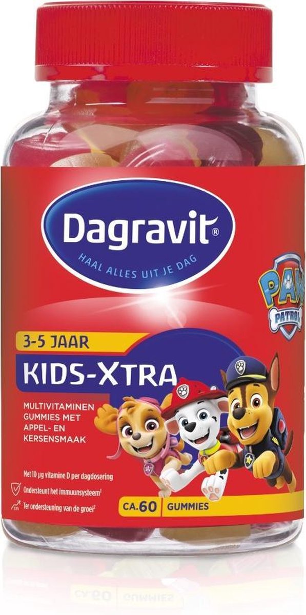 Dagravit Kids Xtra Dora en Diego Gummies 3-5 jaar