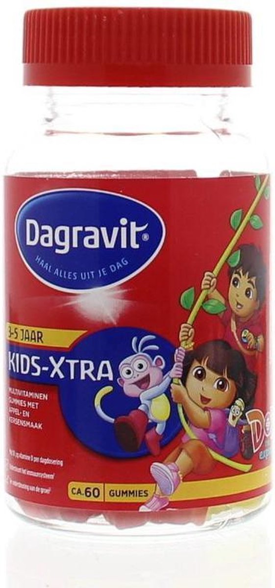 Dagravit Kids Xtra Dora en Diego Gummies 3-5 jaar