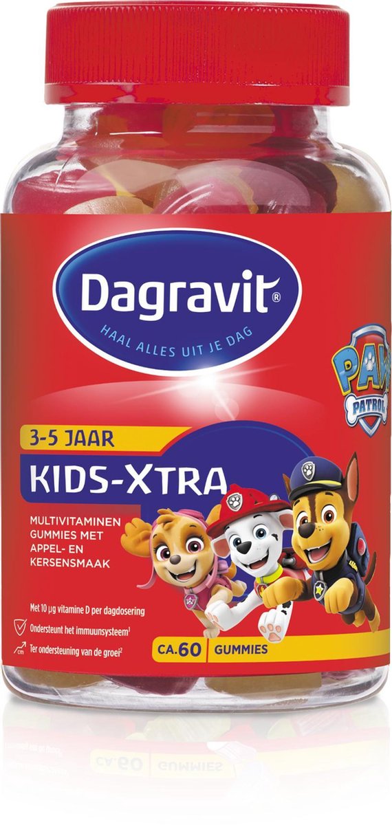 Dagravit Kids Xtra Dora en Diego Gummies 3-5 jaar
