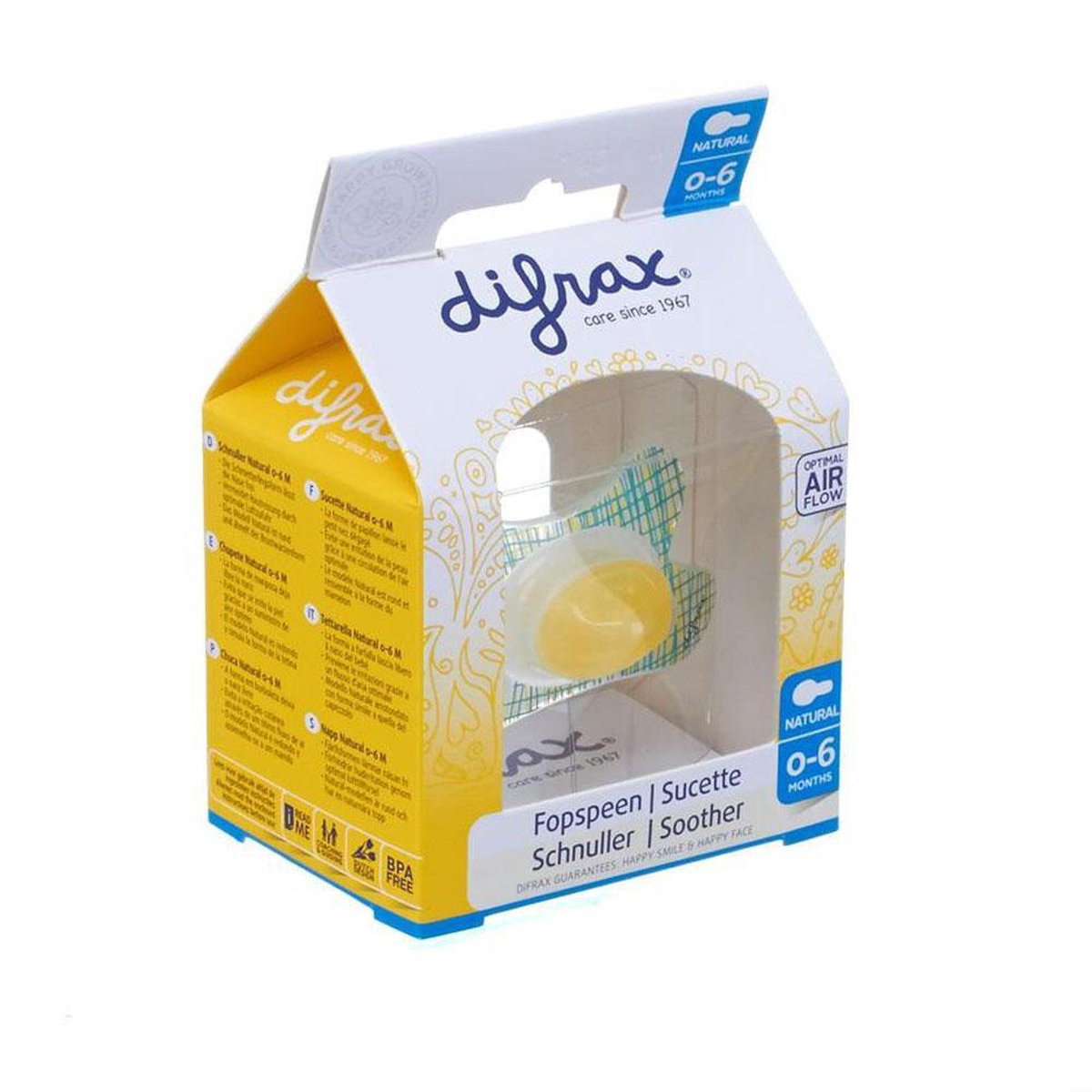 Difrax Fopspeen Vanaf0mnd Combi Per stuk