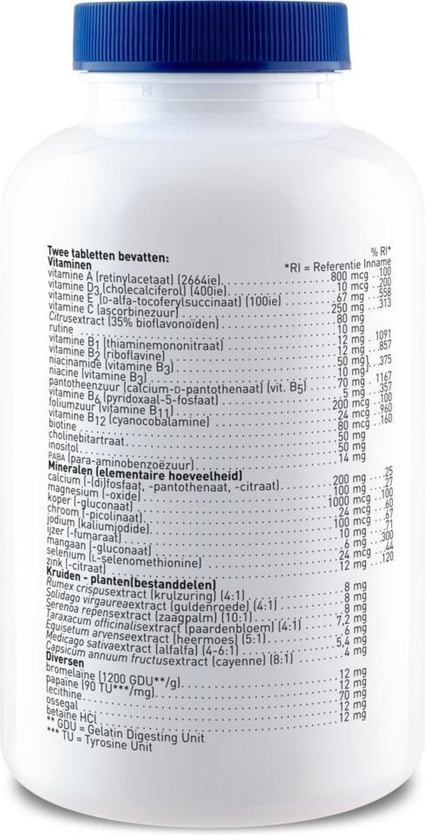 Orthica Multivitamine 4 All Tabletten 180 Tabletten