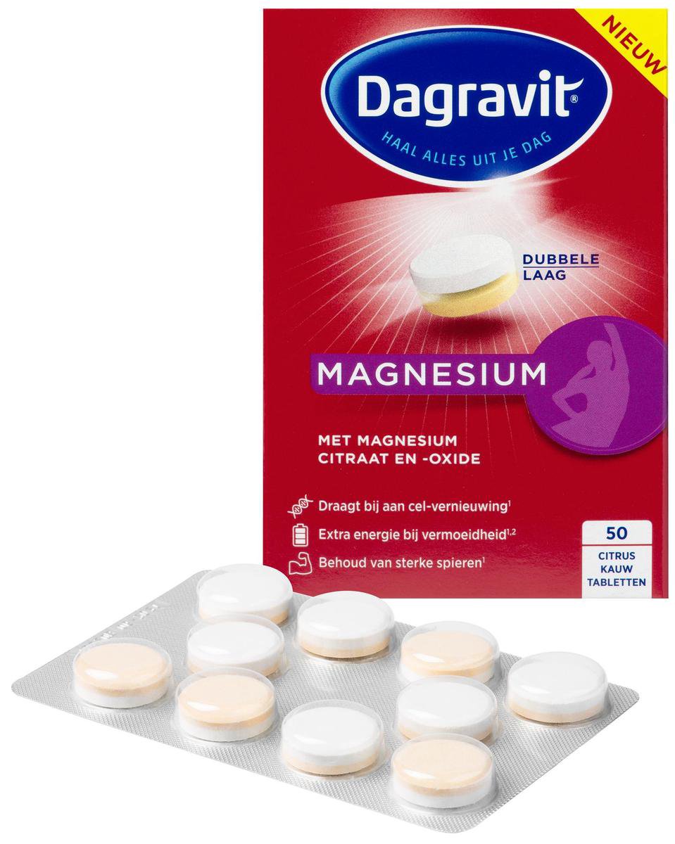 Dagravit Magnesium Citrus Kauwtabletten