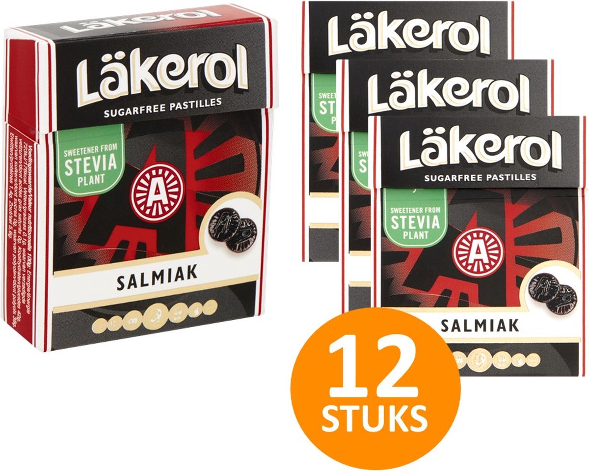 Lakerol Salmiak Suikervrij Voordeelverpakking