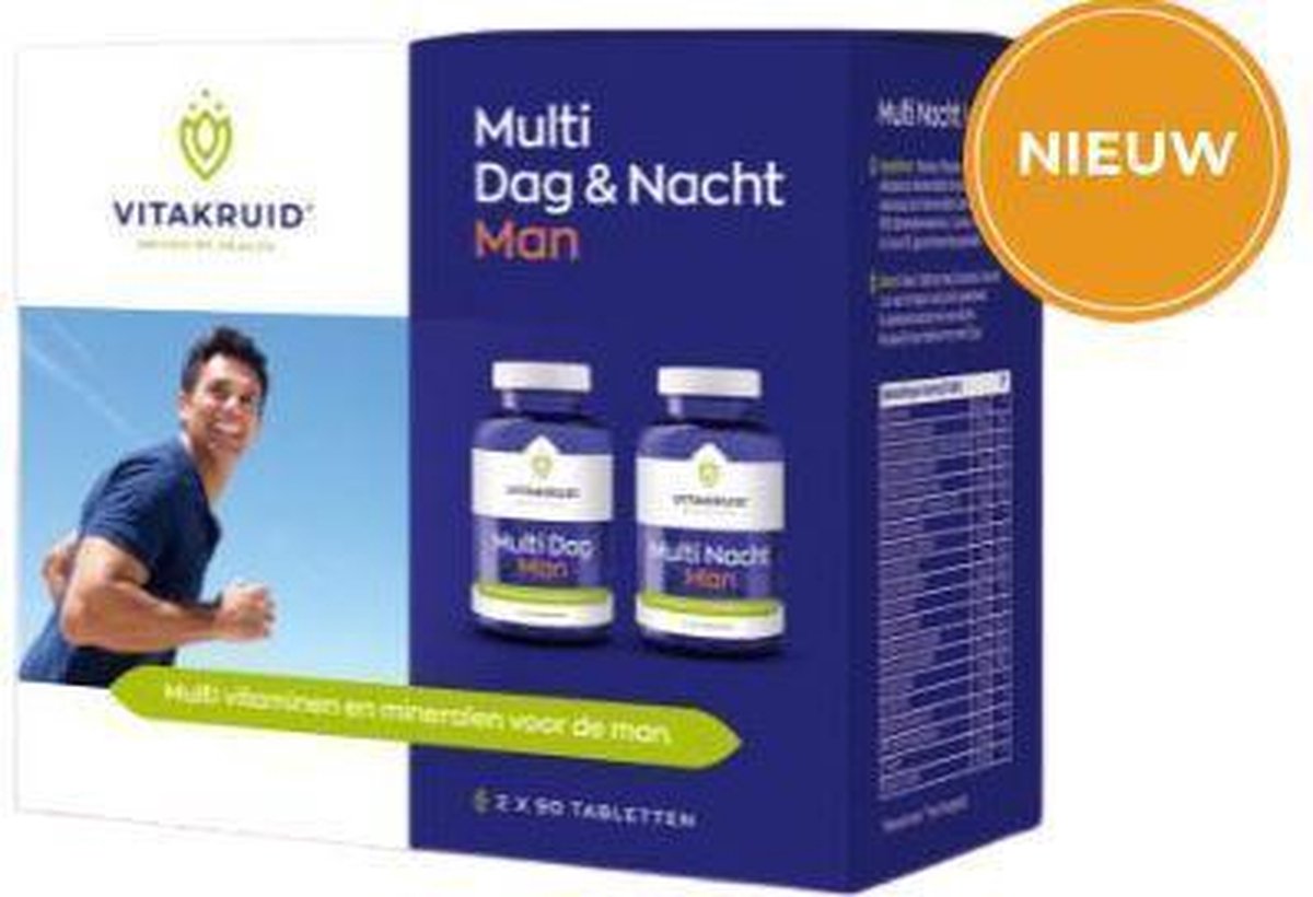 Vitakruid Multi Dag en Nacht Man Tabletten