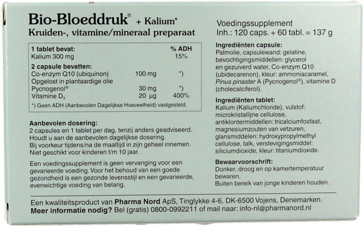 Pharma Nord Bio-bloeddruk Kalium