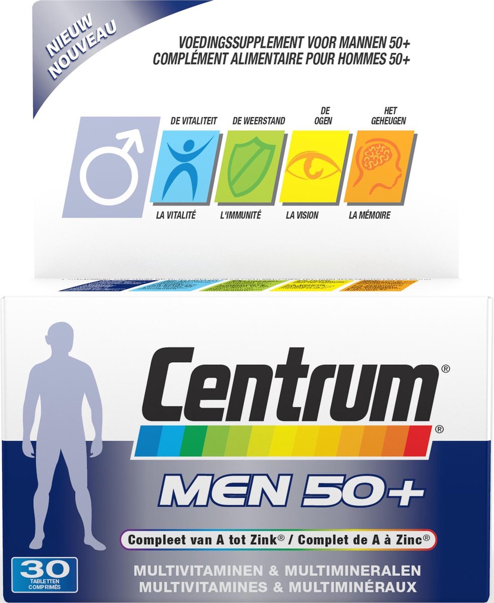 Centrum Multivitamine Men 50plus Tabletten