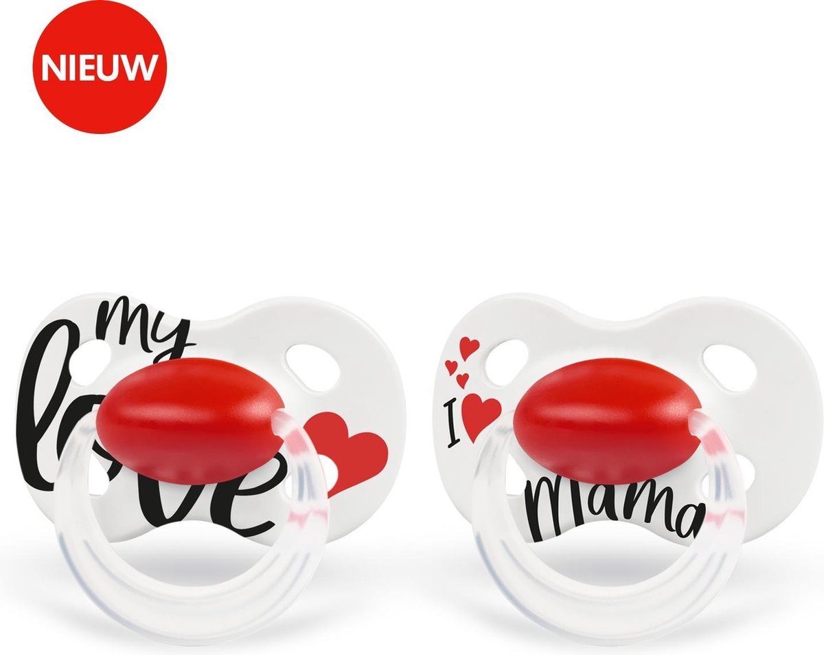 Medela Baby Fopspeen Original 0-6m Signature Love/mama - Duo Stuk