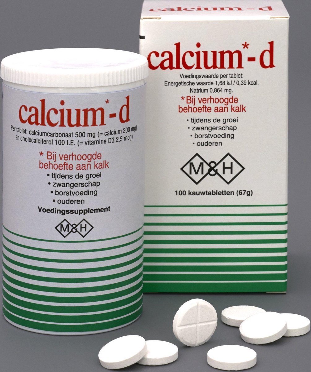 Calcium D Tabletten Kauwtabletten