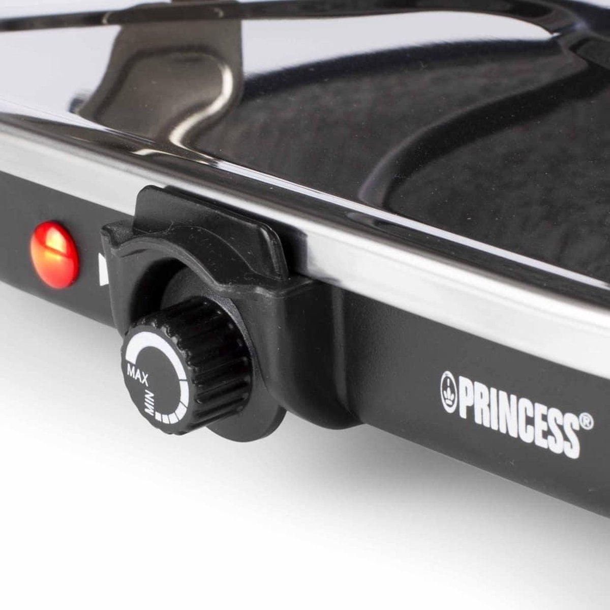 Princess gourmetset Raclette 8 Oval Stone Grill Party 162720 - Zwart