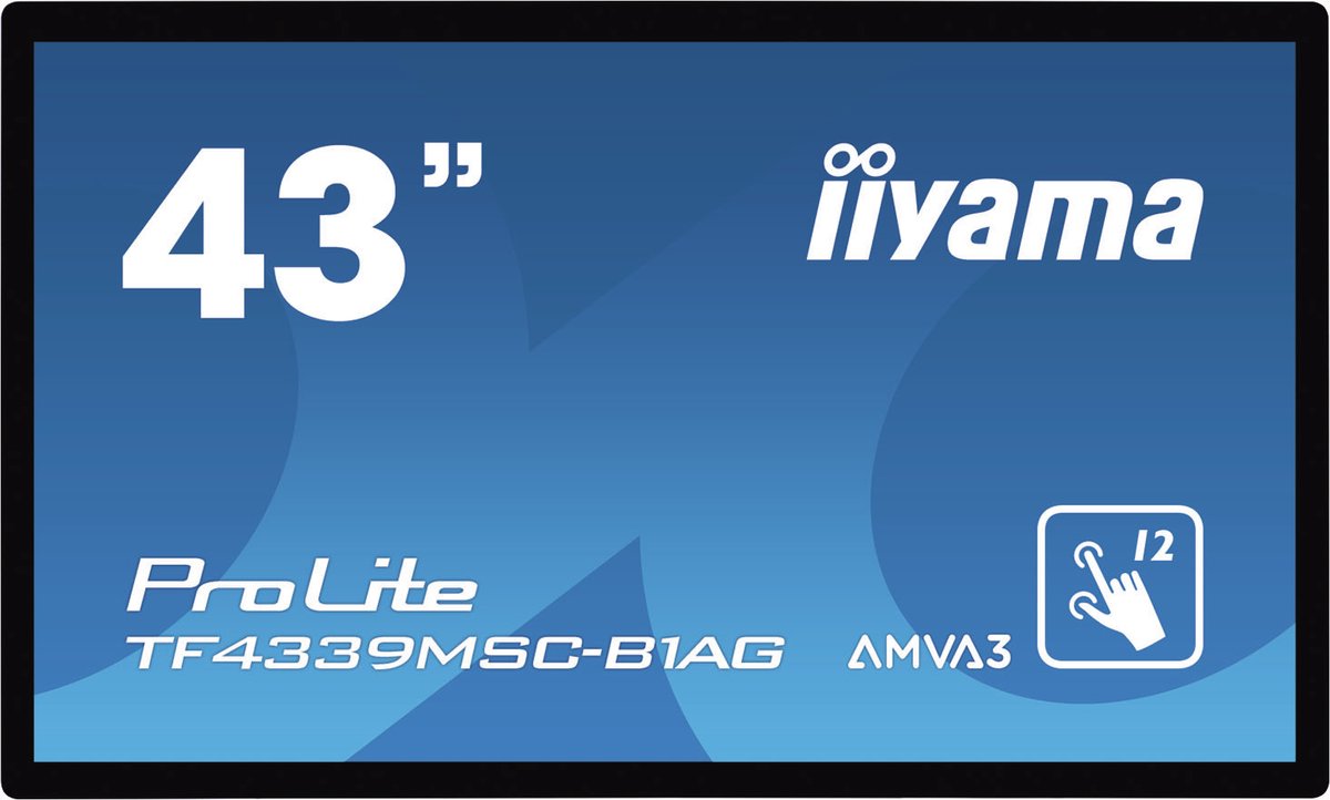 iiyama ProLite TF4339MSC-B1AG - 43'' - Zwart
