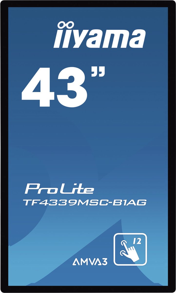 iiyama ProLite TF4339MSC-B1AG - 43'' - Zwart