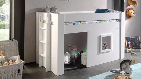 Vipack Noah Halfhoogslaper 90 x 200 cm - Wit