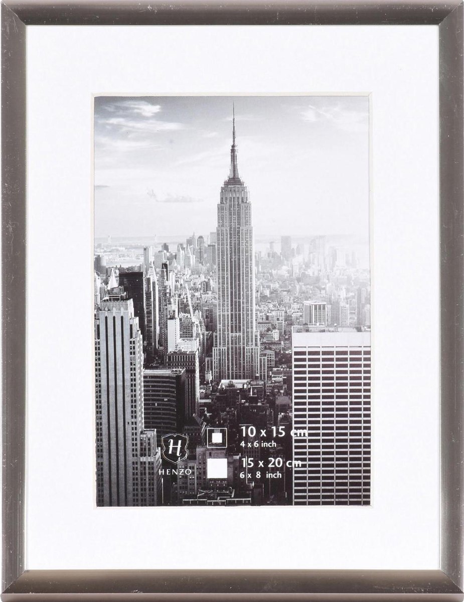 Henzo Fotolijst Manhattan - 15 X 20 Cm - - Grijs