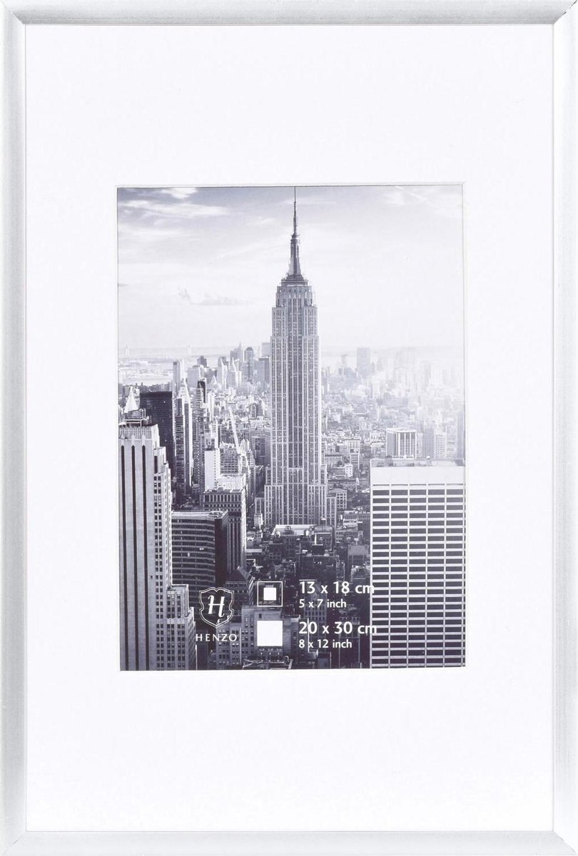 Henzo Fotolijst Manhattan - 20 X 30 Cm - Zilverkleurig