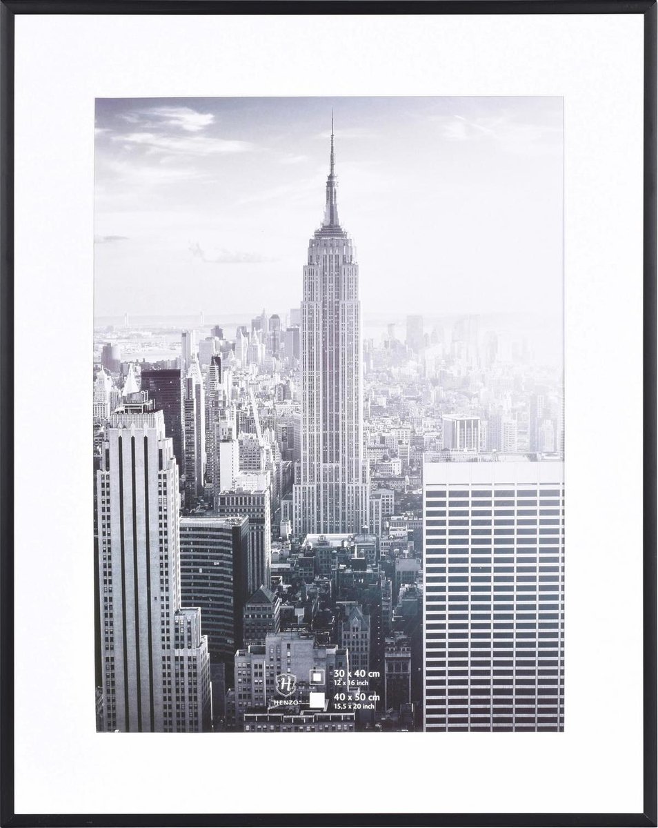 Henzo Fotolijst Manhattan - 40 X 50 Cm - - Zwart