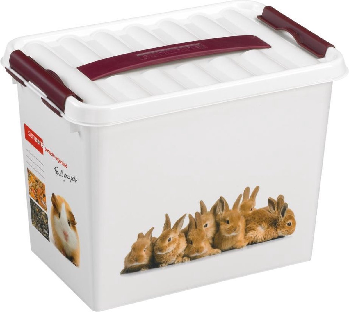 Sunware Q-line Multibox Pet Decor - 9 L - Rood