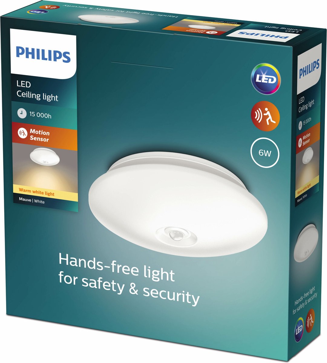 Philips myLiving Mauve Plafondlamp - Wit