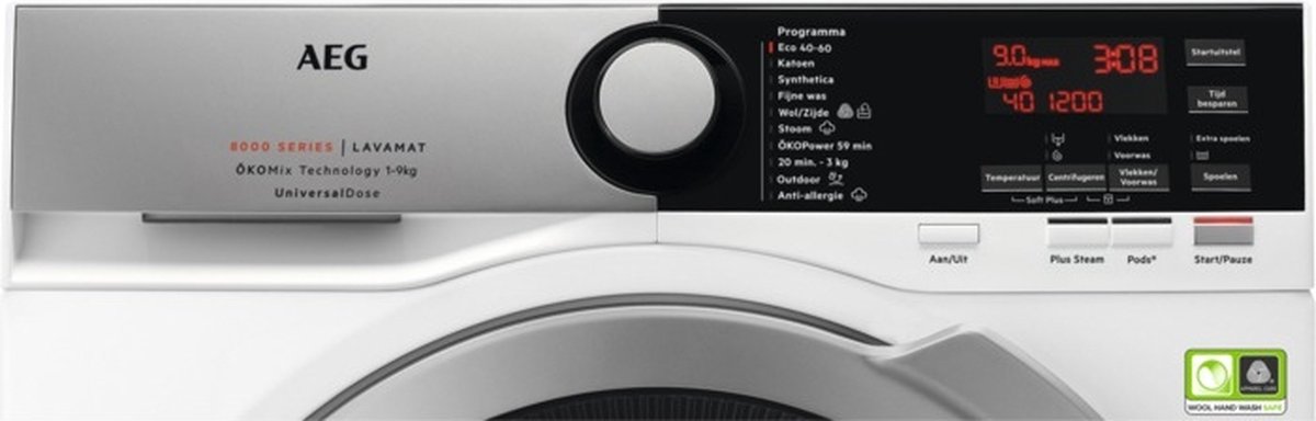 AEG UniversalDose ÖKOMix wasmachine L8FENS96EV
