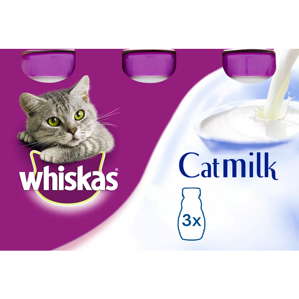 Whiskas Catmilk 3-Pack - Kattensnack - Melk 3x200 ml