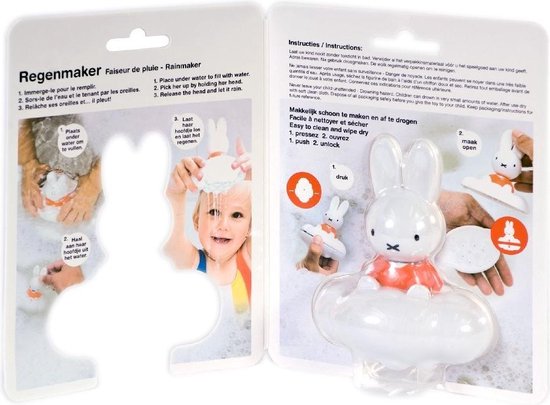 Rubo Toys Nijntje Regenmaker Voor In Bad - Oranje