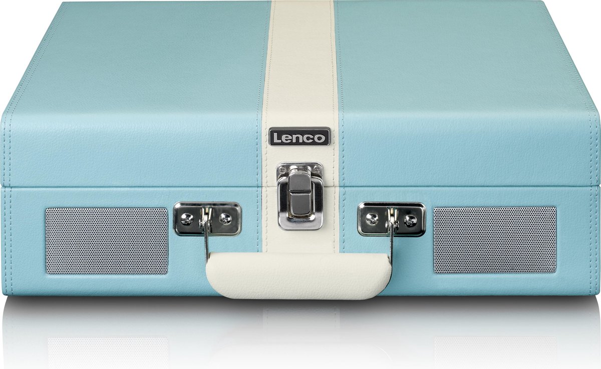 Classic Phono Tt-110buwh - Platenspeler Met Bluetooth Ontvangst En Ingebouwde Speakers -/wit - Blauw