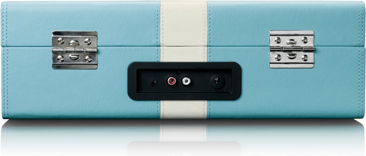 Classic Phono Tt-110buwh - Platenspeler Met Bluetooth Ontvangst En Ingebouwde Speakers -/wit - Blauw