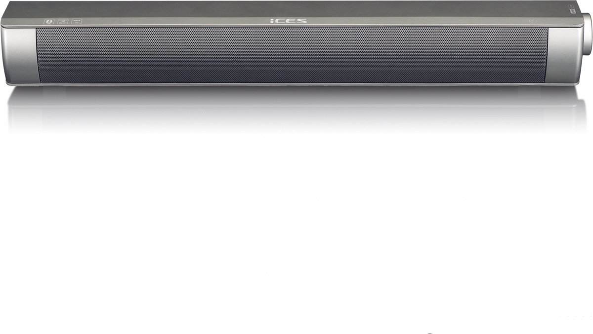 Ices Isb-020 Mini Soundbar - Bluetooth - Oplaadbare Batterij - Sd Kaartlezer