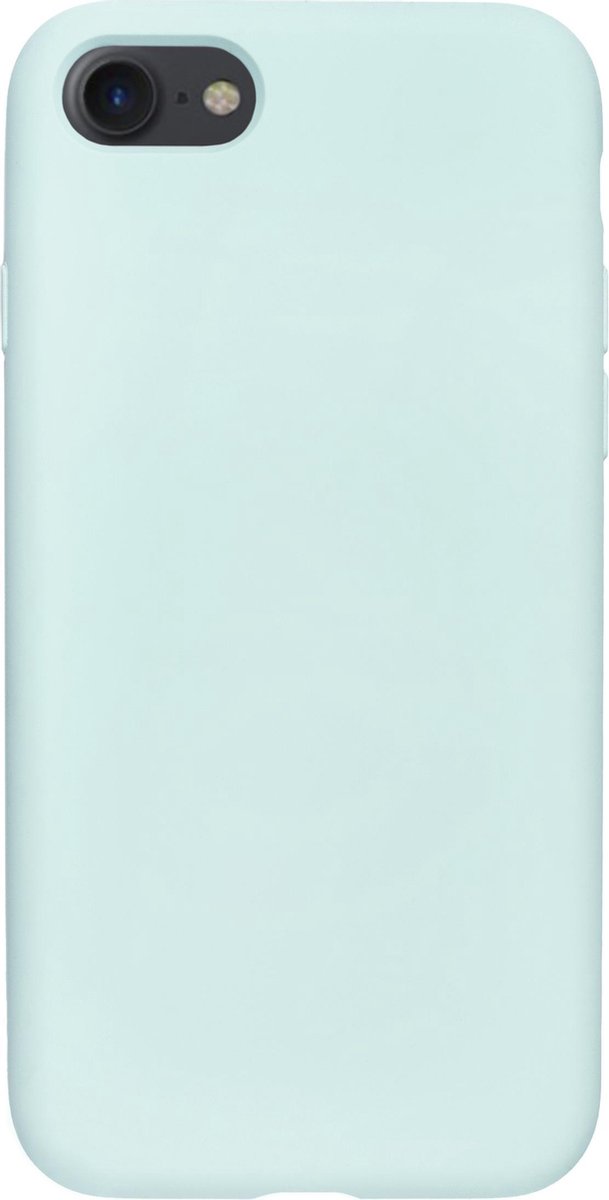 Bmax Liquid Silicone Case Hoesje Voor Iphone 8 -/ - Turquoise