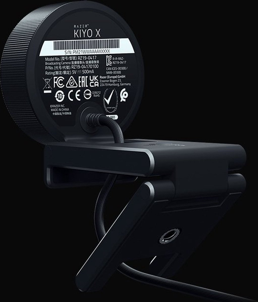 Razer Kiyo X Webcam - Zwart