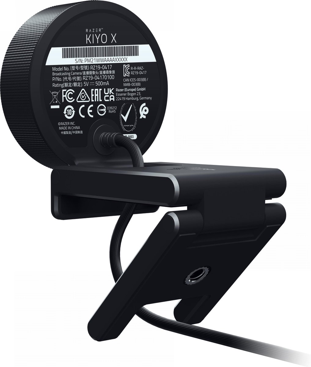 Razer Kiyo X Webcam - Zwart