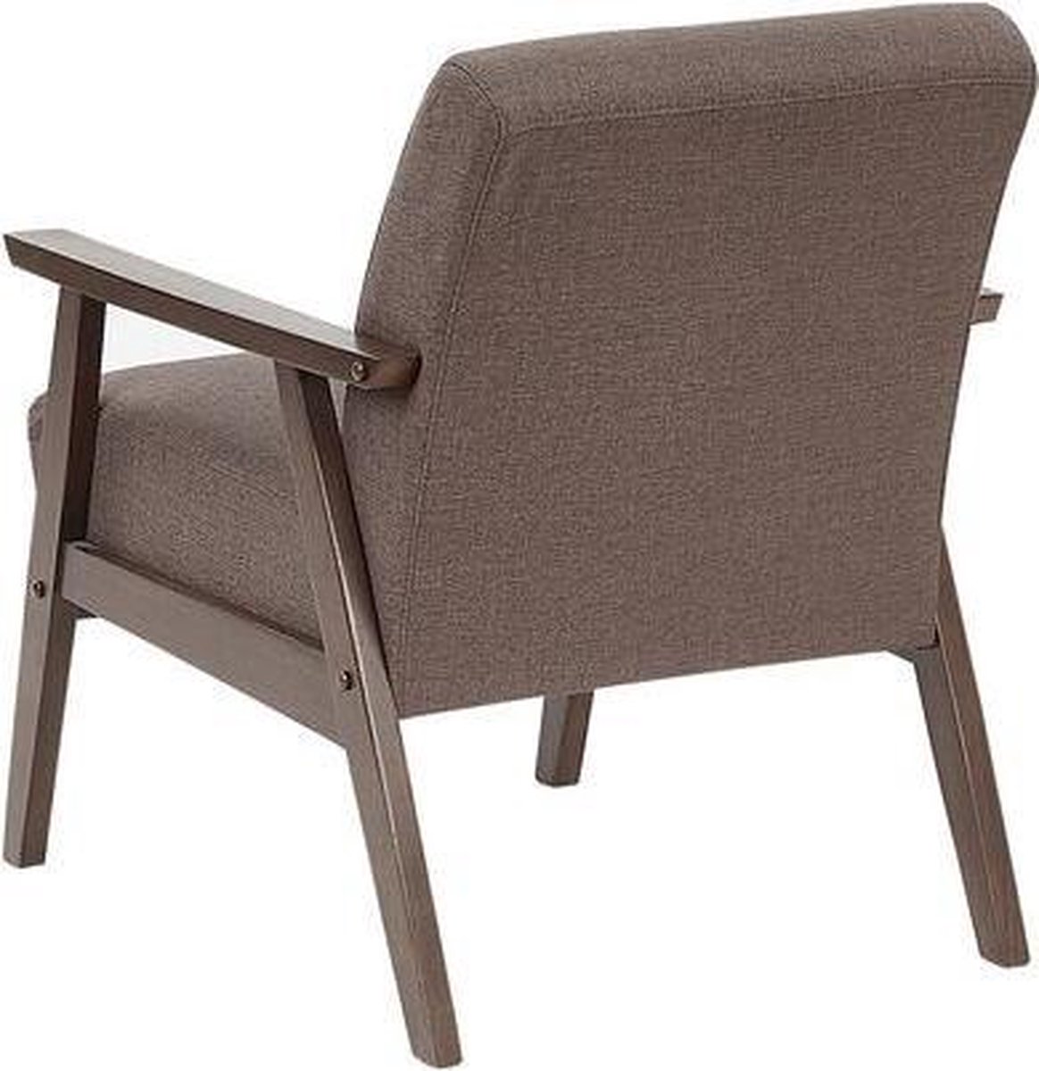 Beliani Asnes - Fauteuil--polyester - Bruin