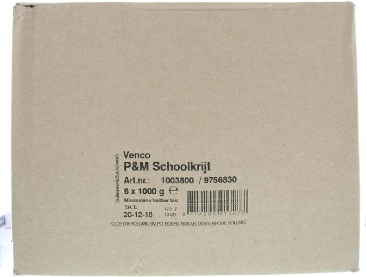 Venco - Schoolkrijt - 6x 1kg