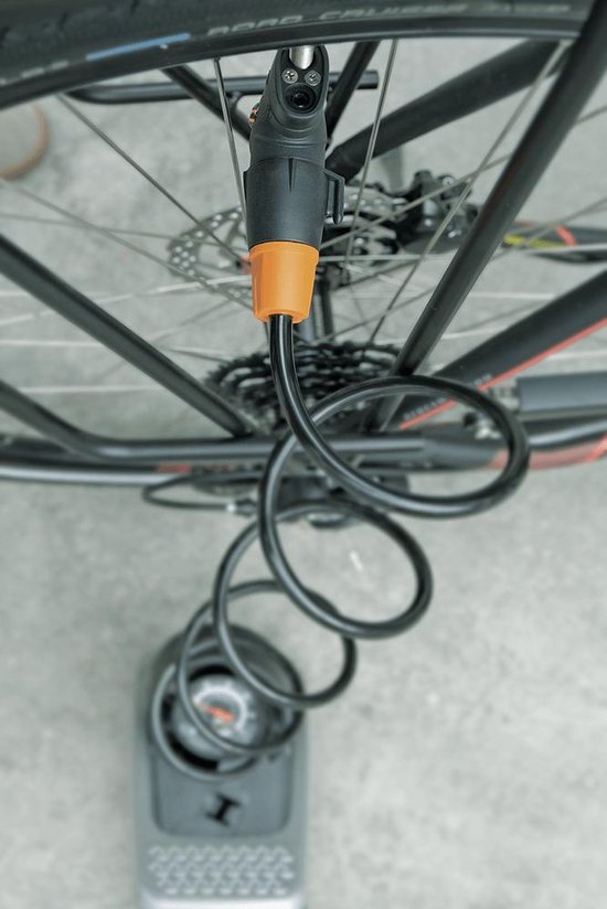 SKS Voetpomp Airstep Met Manometer 7 Bar - Zwart