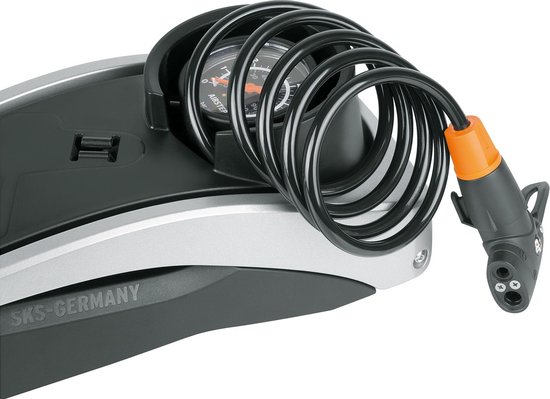 SKS Voetpomp Airstep Met Manometer 7 Bar - Zwart