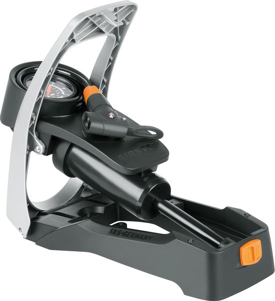 SKS Voetpomp Airstep Met Manometer 7 Bar - Zwart