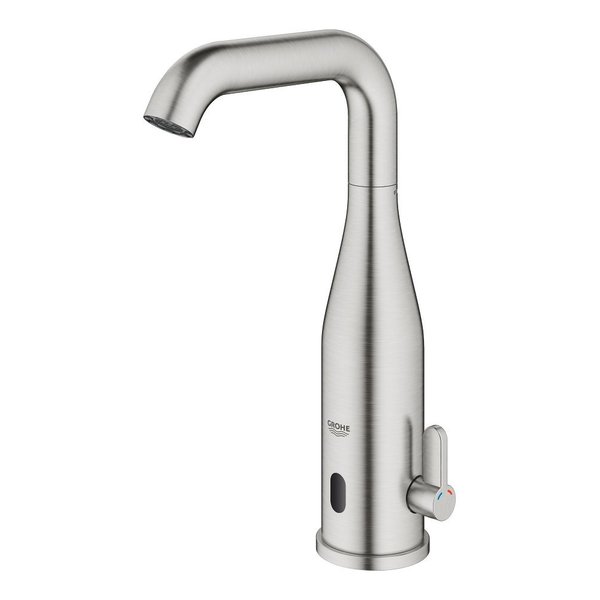 Grohe Essence wastafelmengkraan infrarood electronisch Supersteel 36445DC0