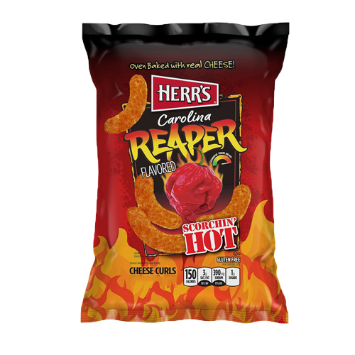 Herr&apos;s - Carolina Reaper Cheese Curls - 184g