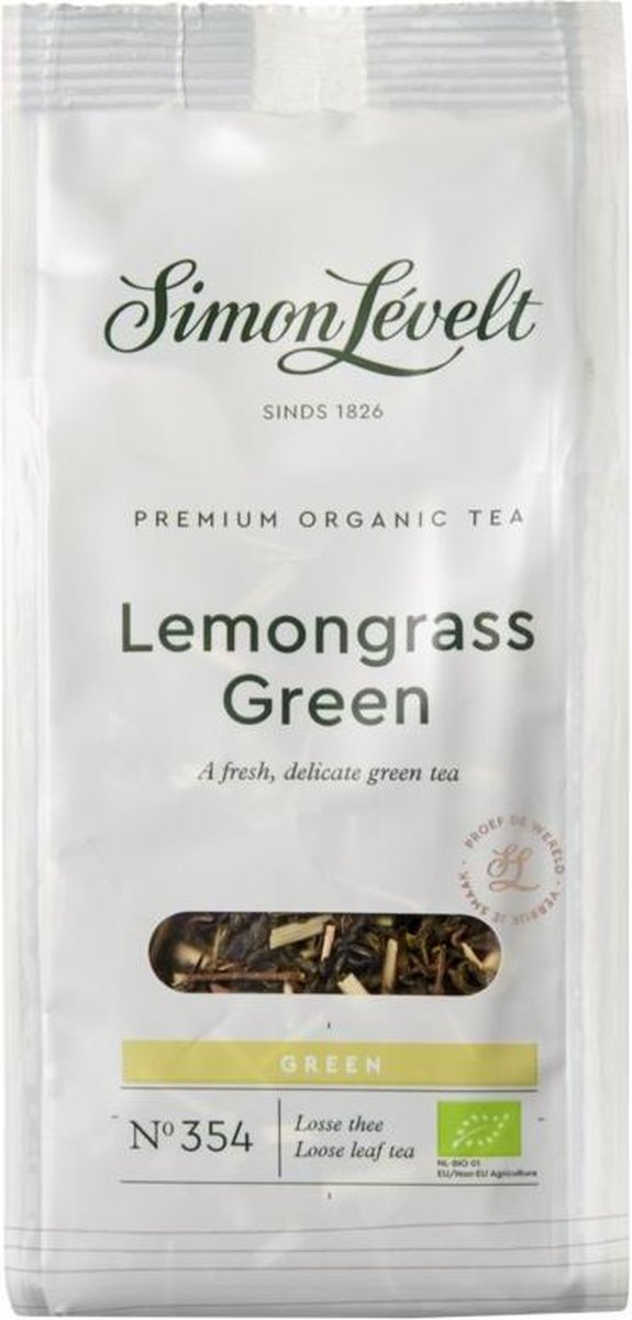 Simon Levelt Lemongrass green tea bio