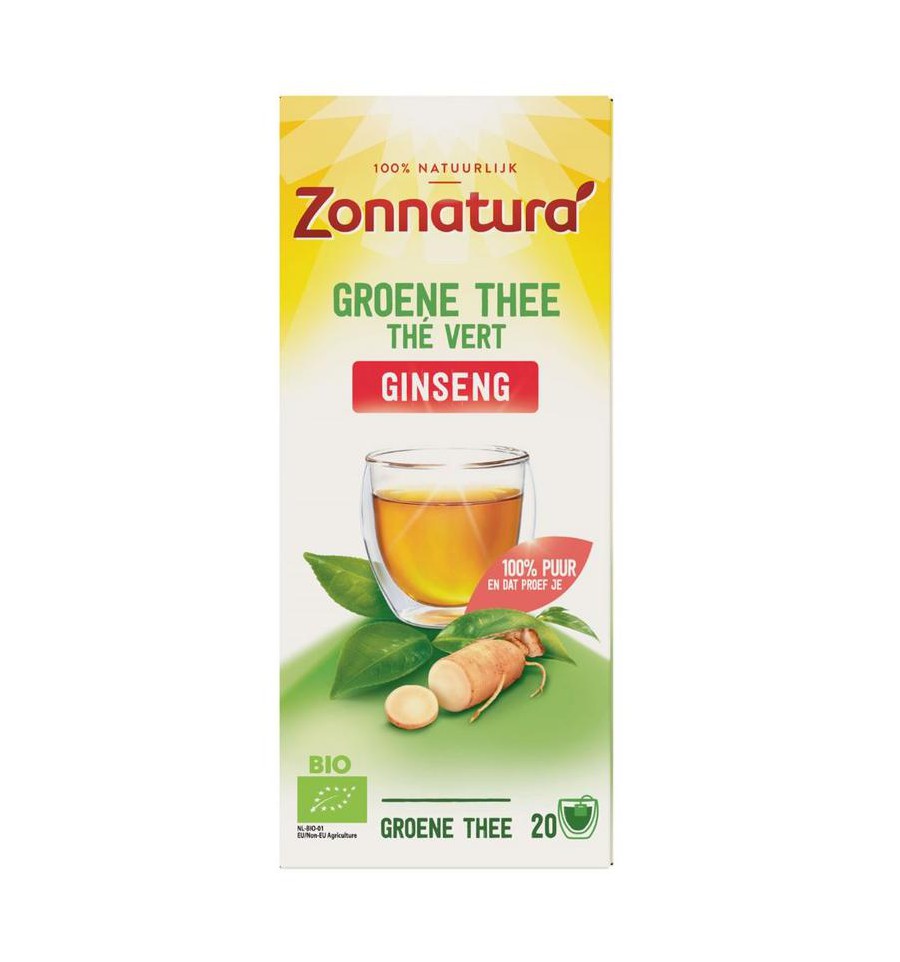 Zonnatura Green tea ginseng bio