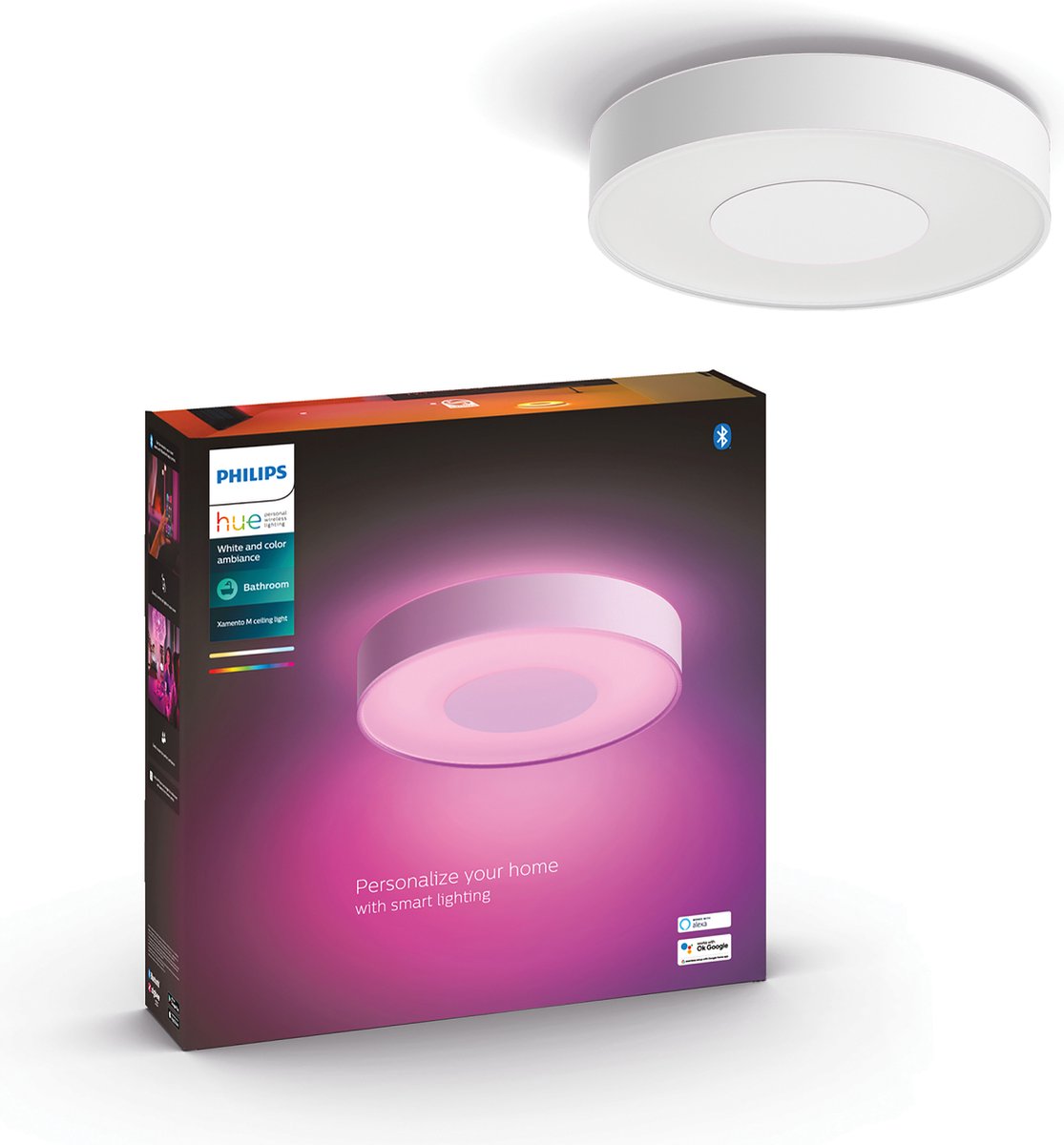 Philips HUE Xamento BKPLA WACA licht 38 cm - Wit