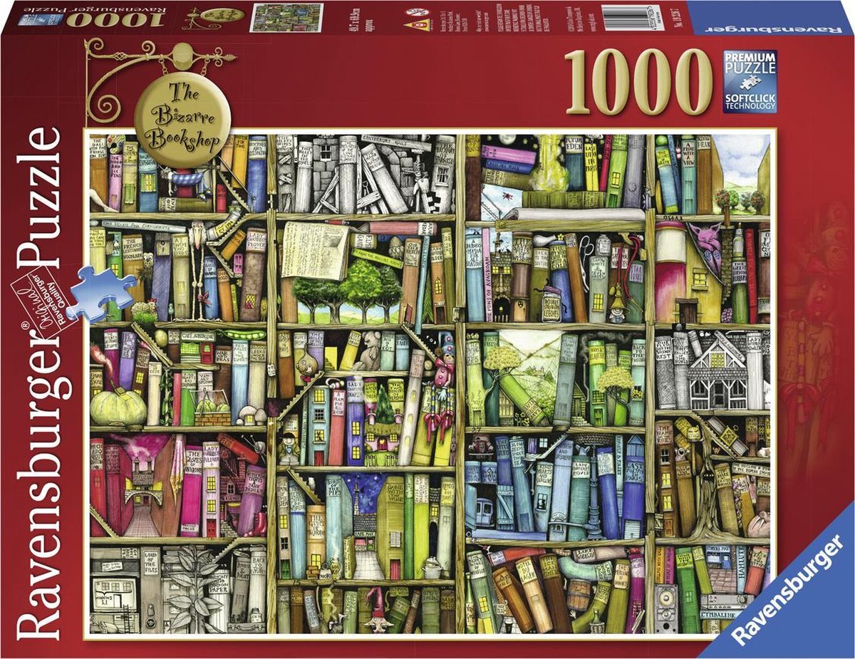 Ravensburger Puzzel Colin Thompson The Bizarre Bookshop - 1000 Stukjes