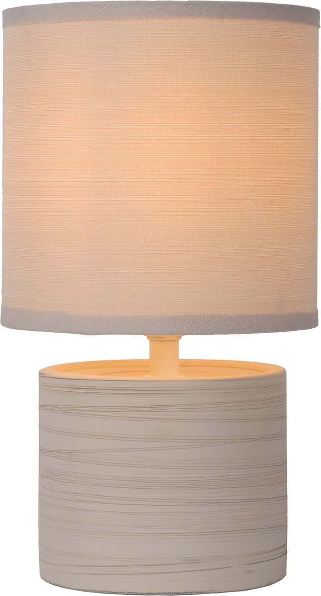 Lucide - Greasby Tafellamp 14cm - - Beige