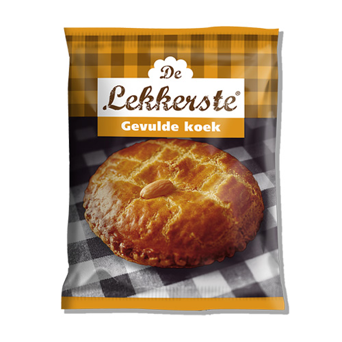 De Lekkerste - Gevulde Koek (Met margarine) - 30x 90g