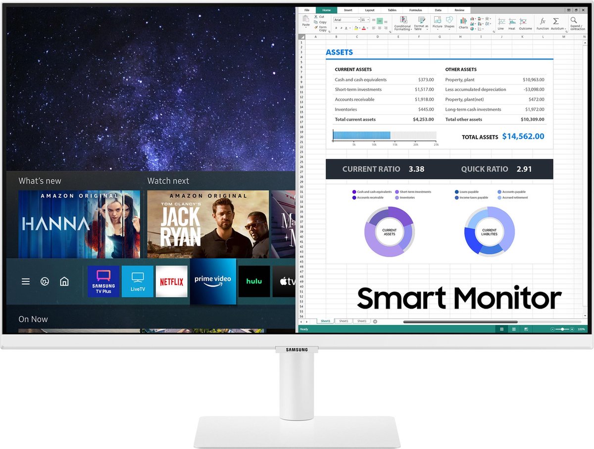 Samsung 27'' FHD Smart Monitor M5 Wit