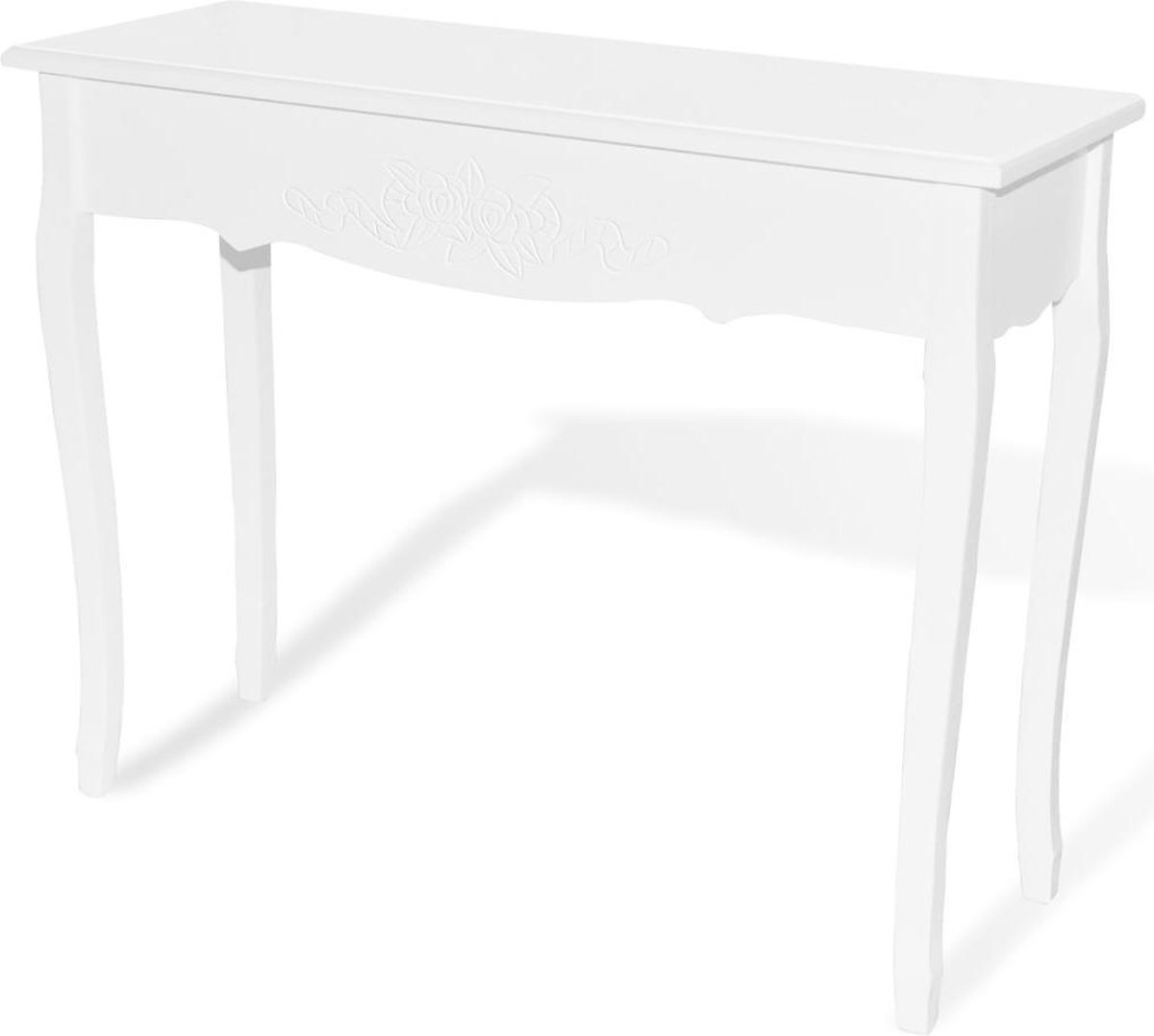 Vidaxl Bijzettafel - Wit
