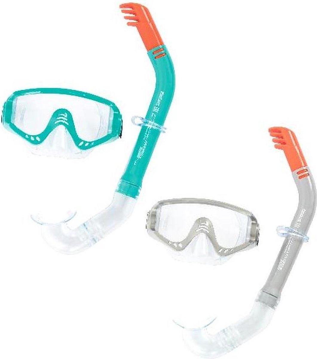 Bestway Hydro Swim Snorkelset Secret Bay - Blauw / - Wit