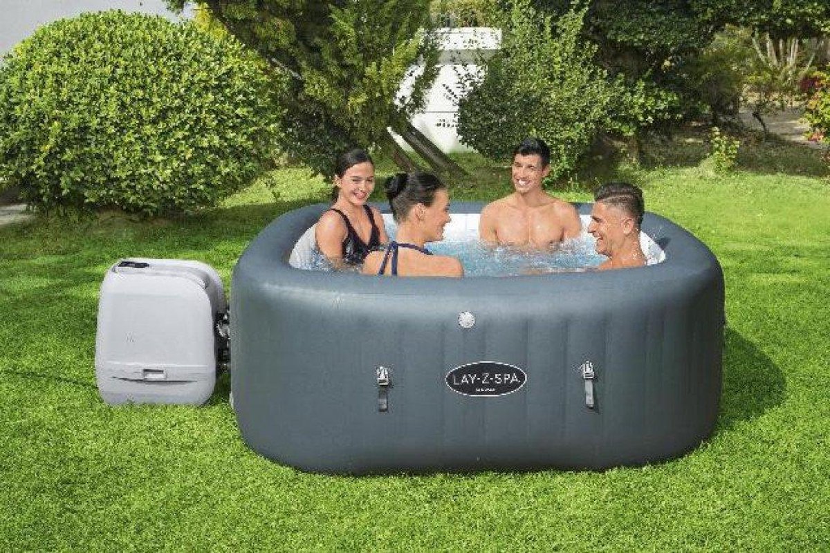 Bestway Lay-Z Spa Hawaii Hydrojet Pro - 180 x 180 x 71 cm - Grijs
